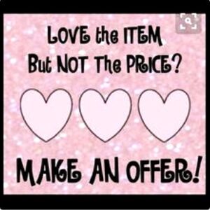 Offers welcome❤️💕🥰 